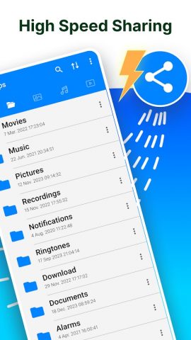 делиться приложение для Android — скриншот 4
