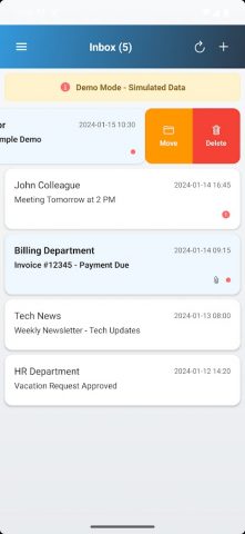 iNotesSimple* HCL EMAIL CLIENT для Android — скриншот 4