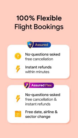 ixigo: Flight & Hotel Booking для Android — скриншот 2