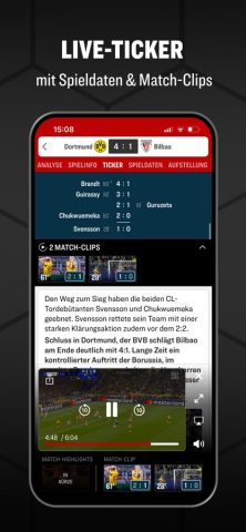 kicker Fußball News для iOS — скриншот 2