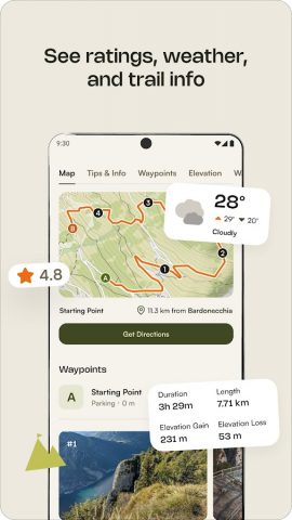 komoot — hike, bike & run — скриншот 4