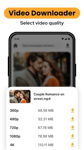mp4 video downloader для Android — скриншот 2