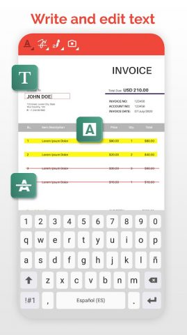 редактор документы пдф — PDF для Android — скриншот 1