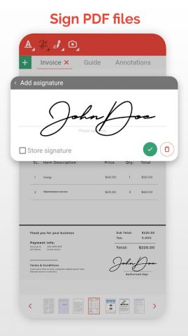 редактор документы пдф — PDF для Android — скриншот 3