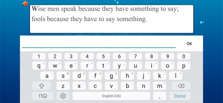 тест набора текста для iOS — скриншот 4