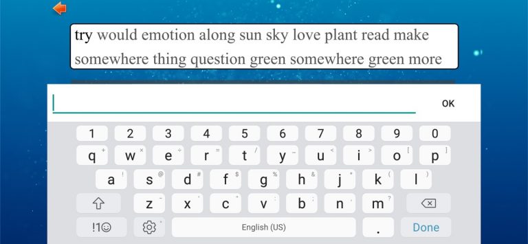 тест набора текста для iOS — скриншот 5