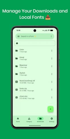 zFont 3 — Emoji & Font Changer для Android — скриншот 3