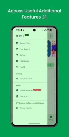 zFont 3 — Emoji & Font Changer для Android — скриншот 5