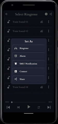 звуки поезда для Android — скриншот 3