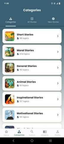 English Stories Offline для Android — скриншот 2