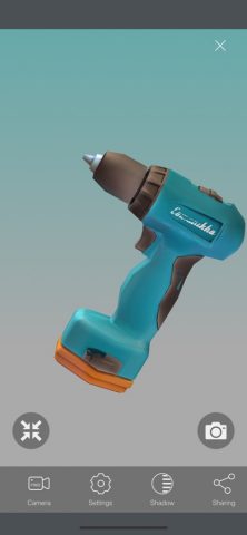 3D Model Viewer — AR View для iOS — скриншот 3