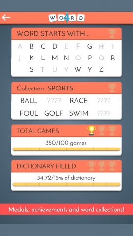 4 Letters — Find & Make Words! для Android — скриншот 3