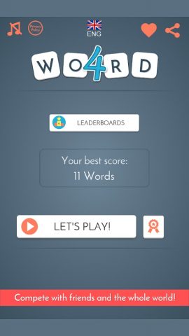 4 Letters — Find & Make Words! для Android — скриншот 4