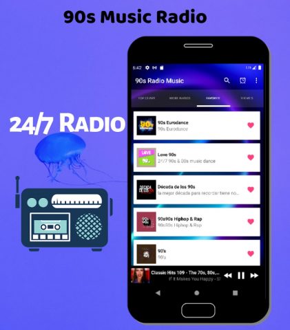 90s Radio Music для Android — скриншот 3