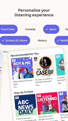 ABC listen: Radio & Podcasts для Android — скриншот 2