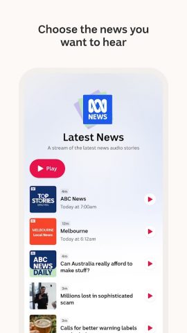 ABC listen: Radio & Podcasts для Android — скриншот 3