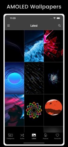AMOLED Wallpapers-Black & Dark для iOS — скриншот 3