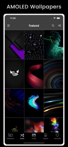 AMOLED Wallpapers-Black & Dark для iOS — скриншот 4