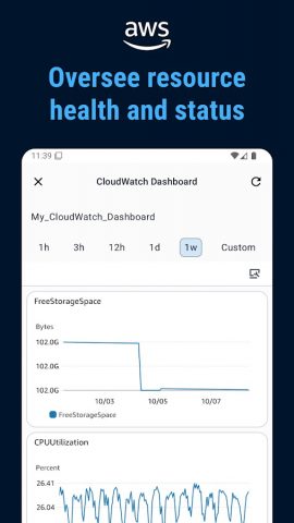 AWS Console для Android — скриншот 3