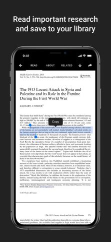 Academia.edu для iOS — скриншот 1