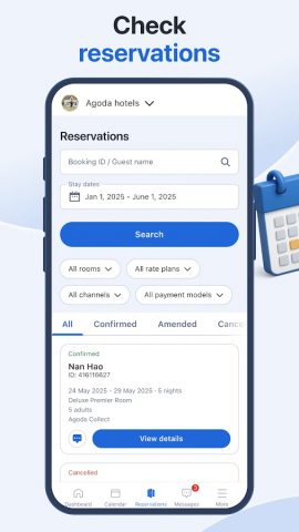 Agoda YCS for hotels only для Android — скриншот 2