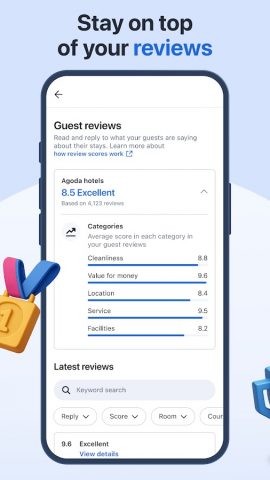 Agoda YCS for hotels only для Android — скриншот 5