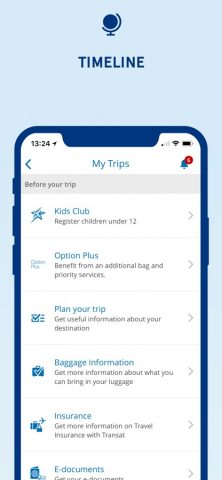 Air Transat для iOS — скриншот 4