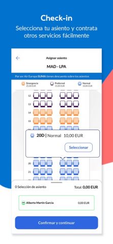 AirEuropa для iOS — скриншот 3