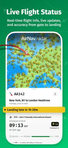 AirNav Radar — Pадар Cамолетов для Android — скриншот 2
