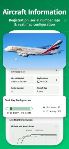 AirNav Radar — Pадар Cамолетов для Android — скриншот 4