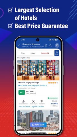 AkbarTravels: Flights & Hotels для Android — скриншот 5