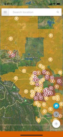 Alberta Fire Bans для iOS — скриншот 4