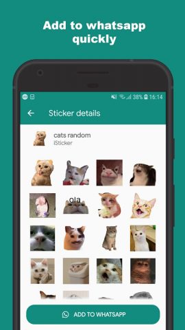 Animated Stickers Memes Sticke для Android — скриншот 3