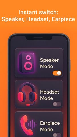 Audio Switch : Output Changer для Android — скриншот 1