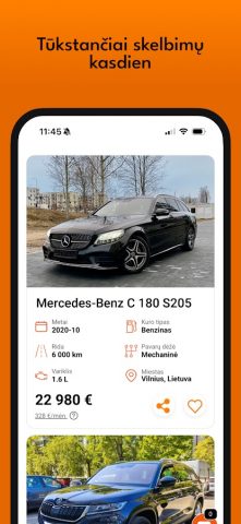 Autogidas для Android — скриншот 3