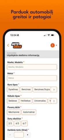 Autogidas для Android — скриншот 5