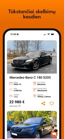 Autogidas.lt для iOS — скриншот 3