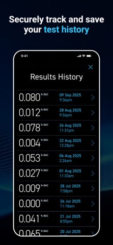 BACtrack для iOS — скриншот 5