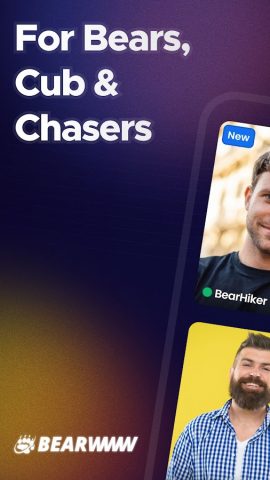 BEARWWW: Gay Chat, Meet & Date для Android — скриншот 1