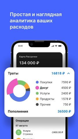 Банк онлайн. Рассрочка для Android — скриншот 2