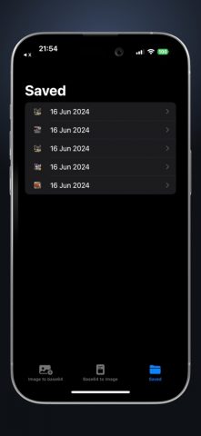 Base64 Image Converter для iOS — скриншот 3
