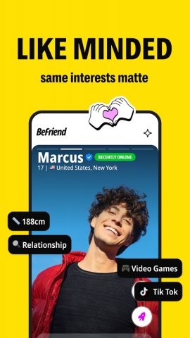 BeFriend: make friends nearby для Android — скриншот 4