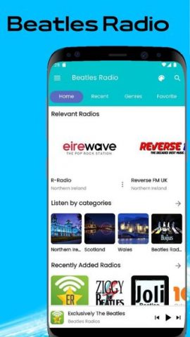 Beatles Radio для Android — скриншот 1
