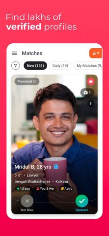 Bengali Shaadi Matrimony App для Android — скриншот 2
