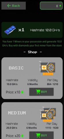 Bitcoin Miner Cloud Blockchain для iOS — скриншот 2