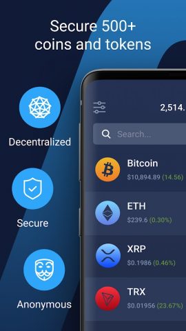 Bitcoin Wallet Crypto Ethereum для Android — скриншот 1