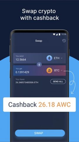 Bitcoin Wallet Crypto Ethereum для Android — скриншот 3