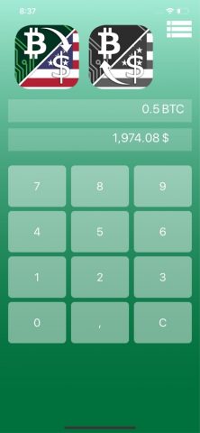 Биткойн Цена и График для iOS — скриншот 4