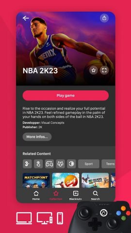 Blacknut Cloud Gaming для Android — скриншот 3