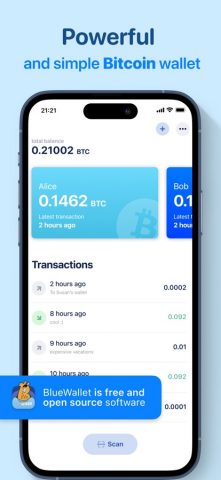 BlueWallet — Биткоин кошелек для iOS — скриншот 1